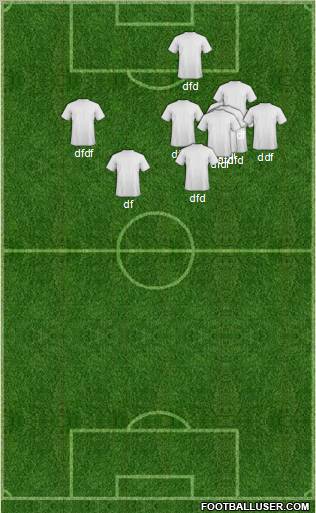 KF Ulpiana football formation