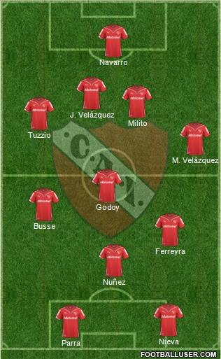 Independiente Formation 2011