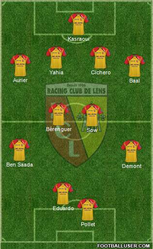 Racing Club de Lens Formation 2011