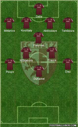 Football Club de Metz football formation