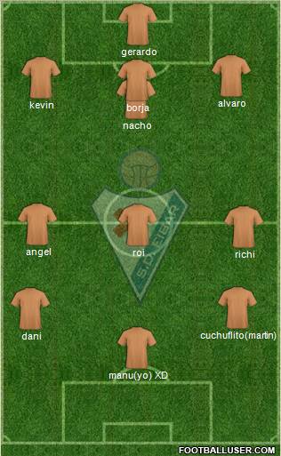 S.D. Eibar S.A.D. football formation