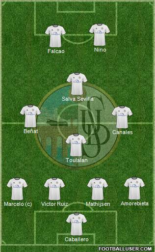 U.D. Salamanca S.A.D. Formation 2011
