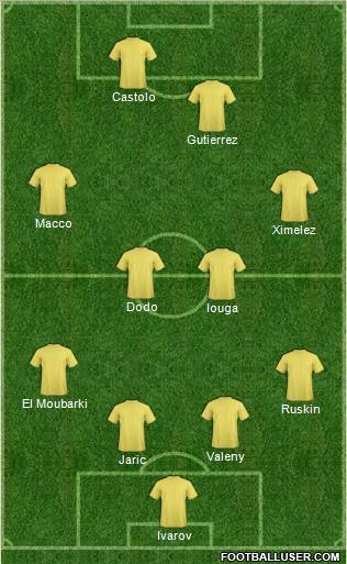 Pro Evolution Soccer Team Formation 2011