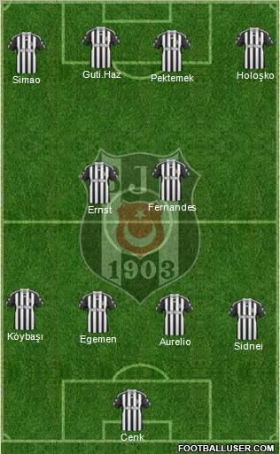 Besiktas JK Formation 2011