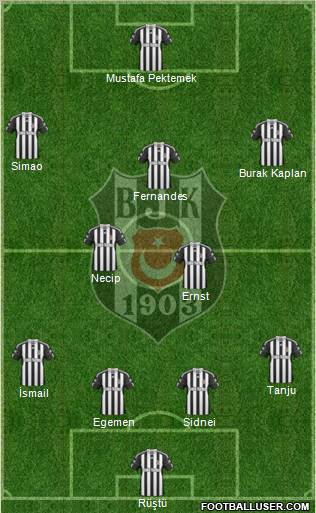 Besiktas JK Formation 2011