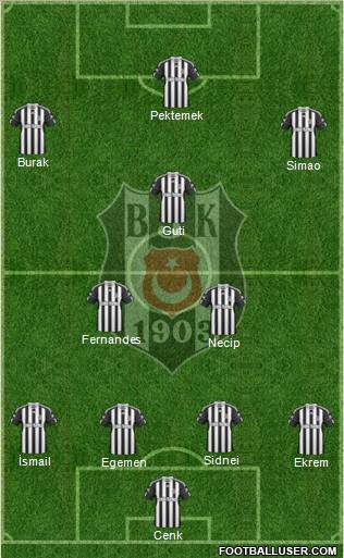 Besiktas JK Formation 2011