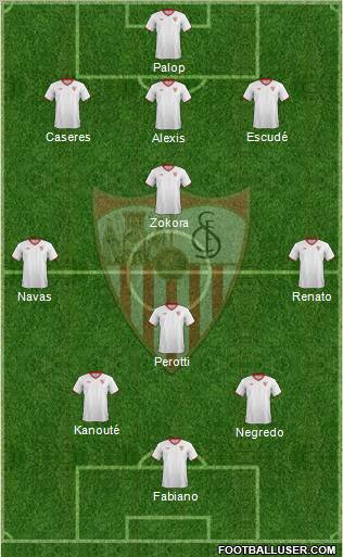 Sevilla F.C., S.A.D. Formation 2011