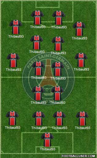 Paris Saint-Germain Formation 2011
