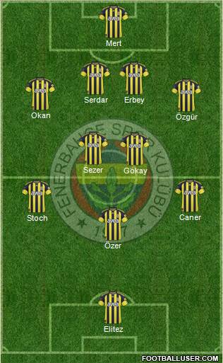 Fenerbahçe SK Formation 2011