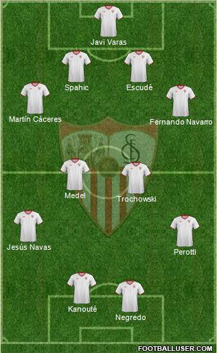 Sevilla F.C., S.A.D. Formation 2011