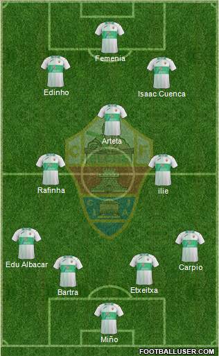 Elche C.F., S.A.D. Formation 2011