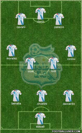 Club Puebla de la Franja Formation 2011