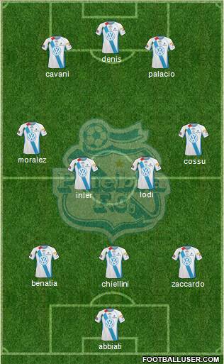 Club Puebla de la Franja football formation