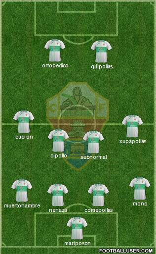 Elche C.F., S.A.D. Formation 2011