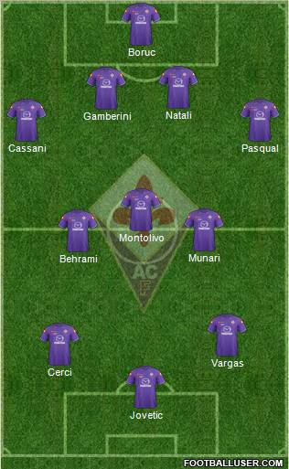Fiorentina Formation 2011