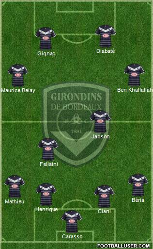 FC Girondins de Bordeaux Formation 2011