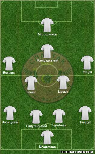 Spartak Ivano-Frankivsk Formation 2011
