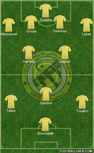 Union Sportive Madinet El-Harrach Formation 2011