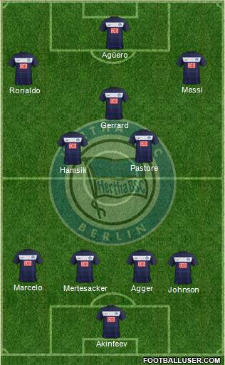 Hertha BSC Berlin Formation 2011