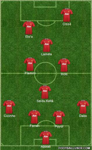 Manchester United Formation 2011