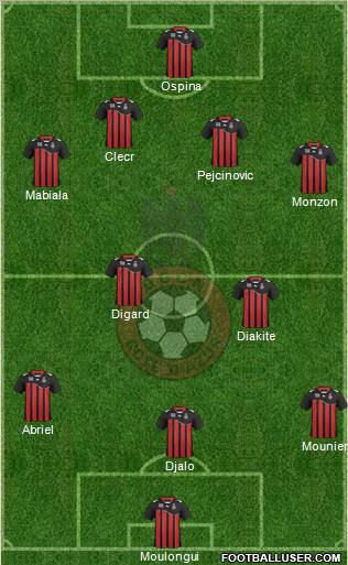 OGC Nice Côte d'Azur Formation 2011