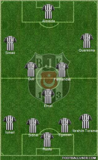 Besiktas JK Formation 2011