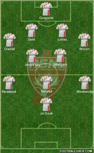 A.S. Nancy Lorraine Formation 2011