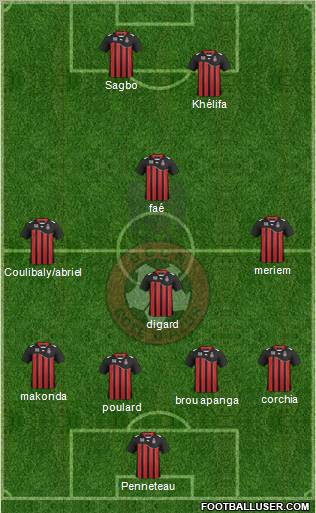 OGC Nice Côte d'Azur Formation 2011