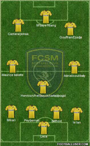 FC Sochaux-Montbéliard Formation 2011