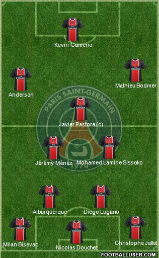 Paris Saint-Germain Formation 2011