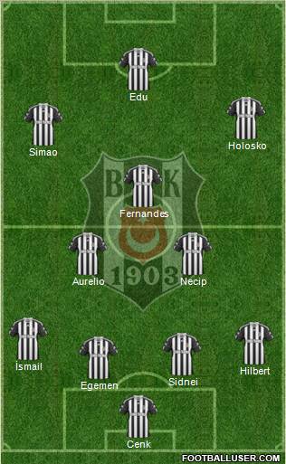 Besiktas JK Formation 2011