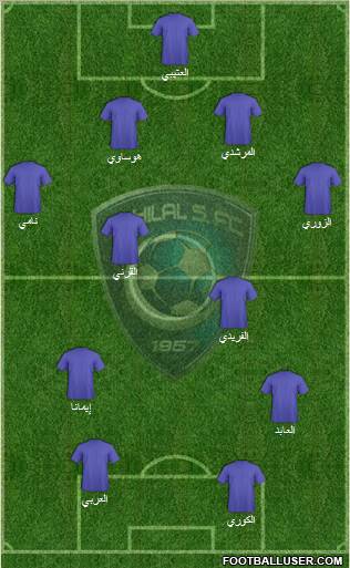 Al-Hilal (KSA) Formation 2011