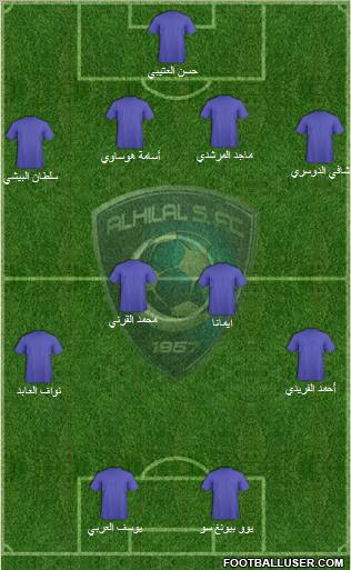 Al-Hilal (KSA) Formation 2011