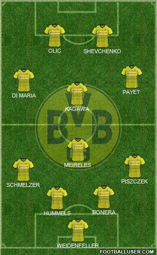 Borussia Dortmund Formation 2011