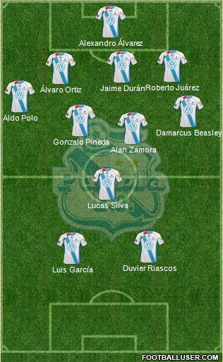 Club Puebla de la Franja Formation 2011