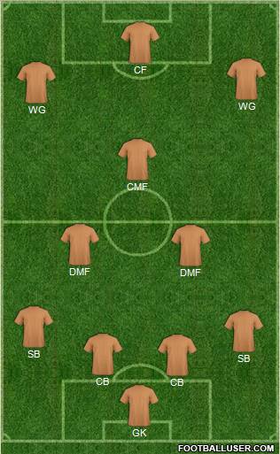 Pro Evolution Soccer Team Formation 2011