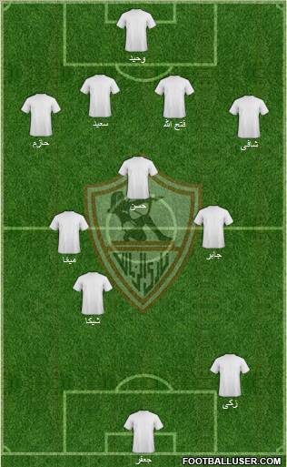 Zamalek Sporting Club Formation 2011