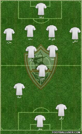 Zamalek Sporting Club Formation 2011