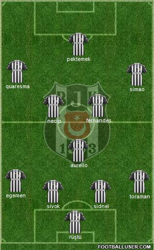 Besiktas JK Formation 2011