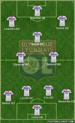 Olympique Lyonnais Formation 2011