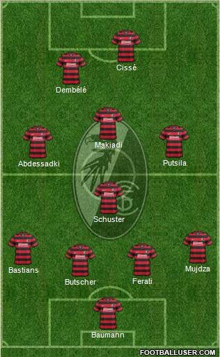 SC Freiburg Formation 2011