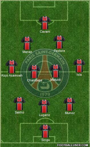 Paris Saint-Germain Formation 2011