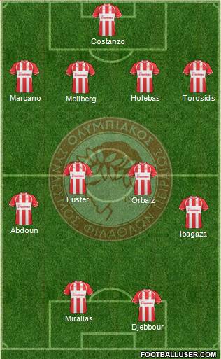 Olympiakos SF Piraeus Formation 2011