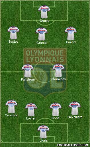 Olympique Lyonnais Formation 2011
