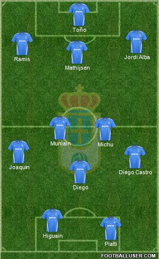 Real Oviedo S.A.D. Formation 2011