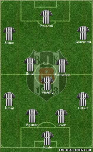 Besiktas JK Formation 2011