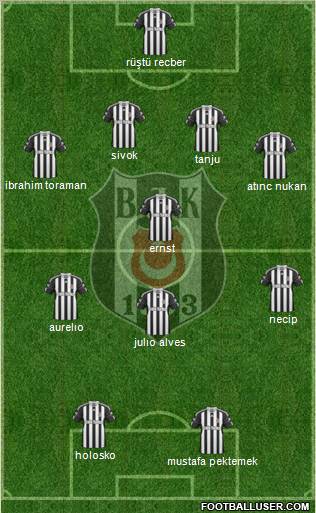 Besiktas JK Formation 2011