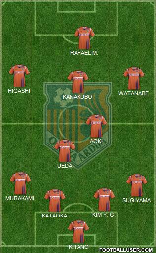 Omiya Ardija Formation 2011