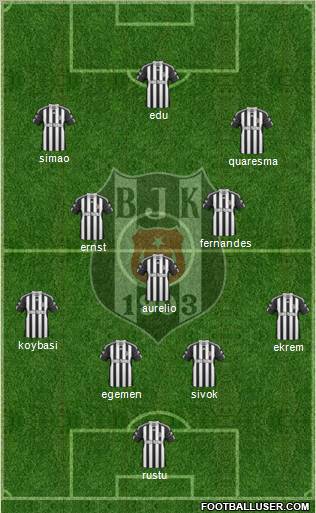 Besiktas JK Formation 2011
