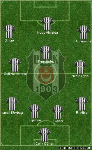 Besiktas JK Formation 2011